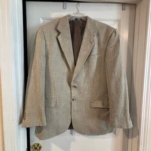 Travel Smith Mens Blazer Jacket- 44L- 100% silk